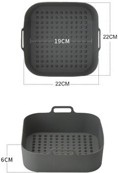 Scandinavian Collection sílikonform fyrir lofsteikingarpott - Ferningur 