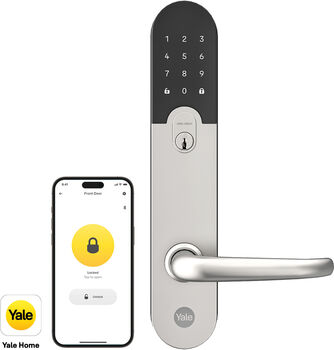 Yale Entrus Lite snjalllás - Burstað stál