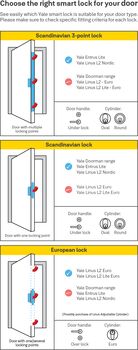 YALE Entrus Lite snjalllás - Svartur