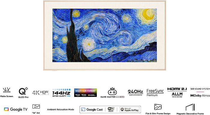 TCL 75" A300W QLED sjónvarp (2024)