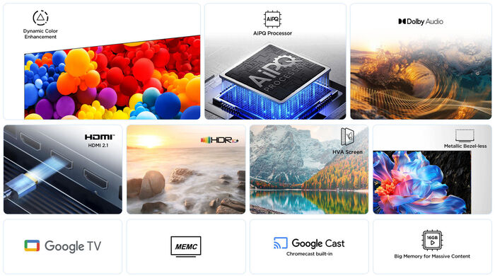 TCL 75" P69K sjónvarp (2025)