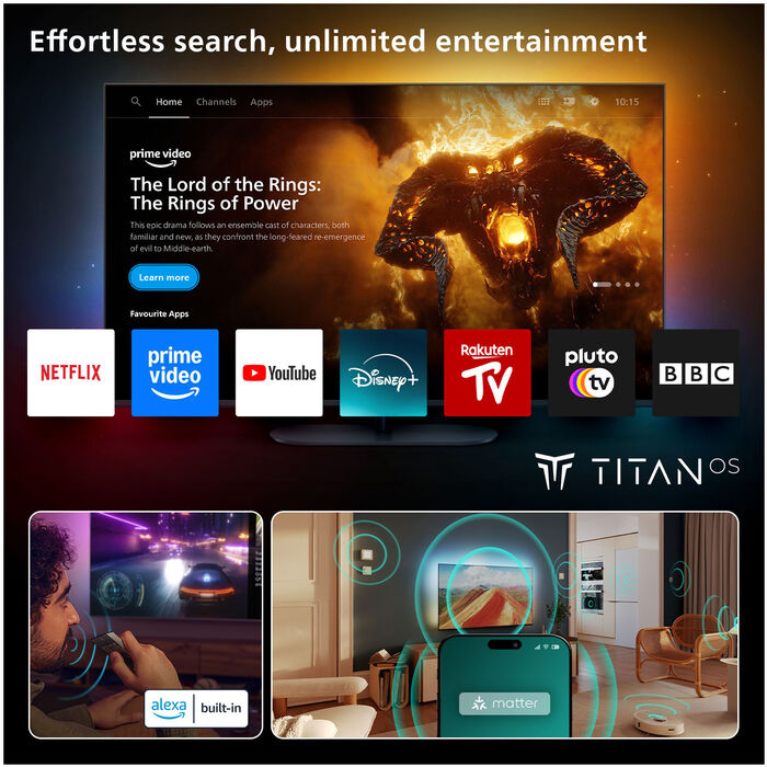 Philips 75" PUS9000 sjónvarp (2025)