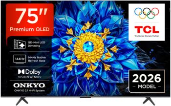 TCL 75" QLED810L MiniLED snjallsjónvarp (2026)