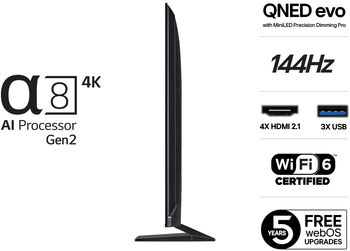 LG 75" QNED93 sjónvarp (2025)