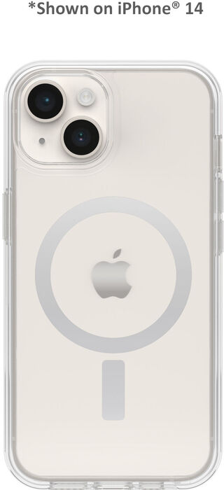 Otterbox iPhone 15 Pro Symmetry MagSafe símahulstur - Glært