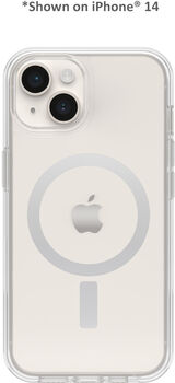 Otterbox iPhone 15 Pro Symmetry MagSafe símahulstur - Glært 
