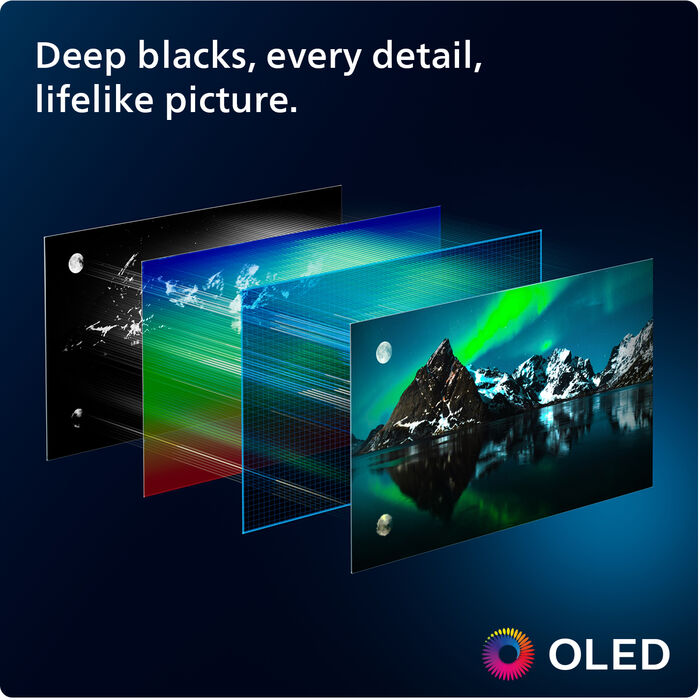 Philips 77" OLED759 sjónvarp (2024)