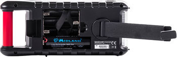 Midland ER300 trekkjanlegt útvarp - Svart/Rautt