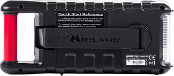 Midland ER300 trekkjanlegt útvarp - Svart/Rautt