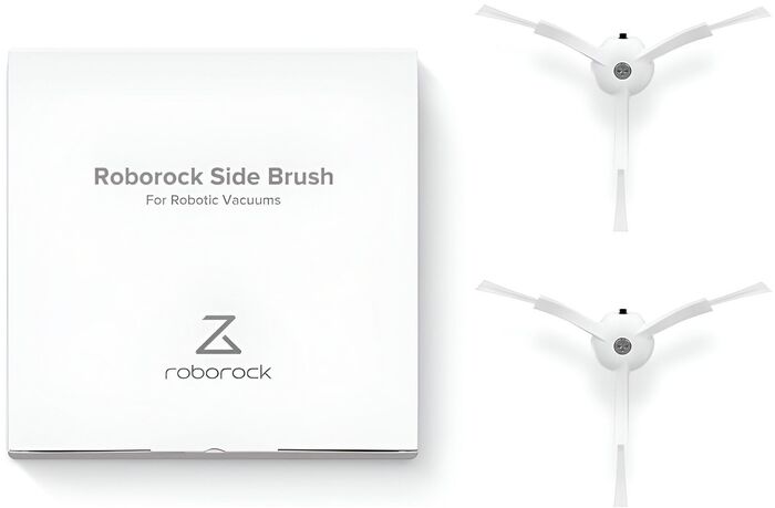 Roborock hliðarburstar (Hvítir) - 2 stk