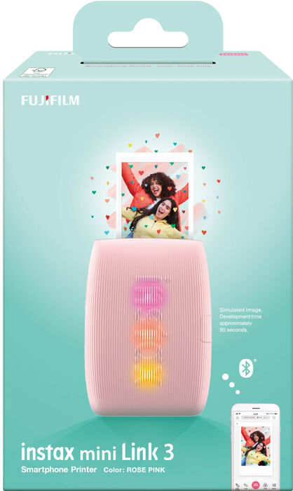 Product image not available for Fujifilm Instax Mini Link 3 prentari - Bleikur