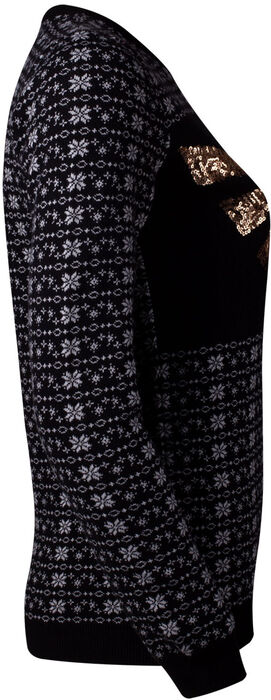 Zelda Triforce Glitter KVK jólapeysa - S