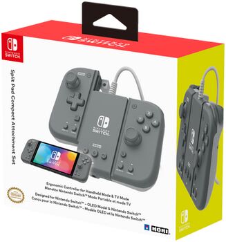 Hori Split Pad Compact sett - Grátt 