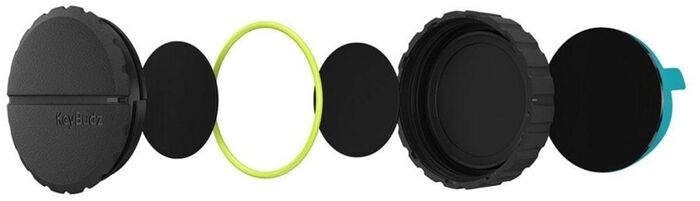 Keybudz Covert Mount festing fyrir AirTag - 4 stk