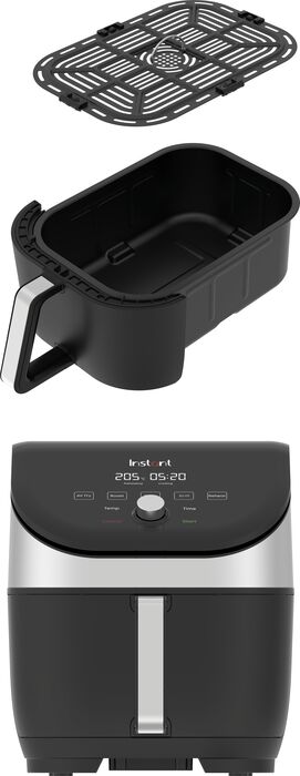 Instant Vortex Slim loftsteikingarpottur 5,7L Air Fryer - Svartur