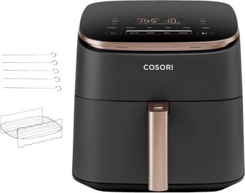 Cosori Turbo Blaze loftsteikingarpottur - Svartur