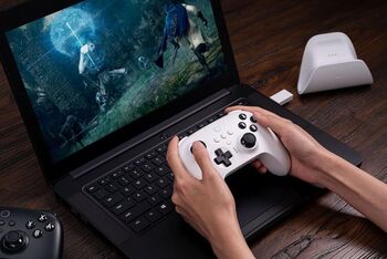 8BitDo Ultimate stýripinni - Hvítur