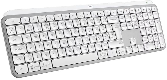 Logitech MX Keys S þráðlaust lyklaborð - Ljósgrátt 