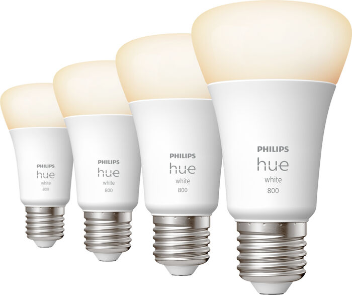 Philips Hue 9W A60 E27 perur - 4 stk