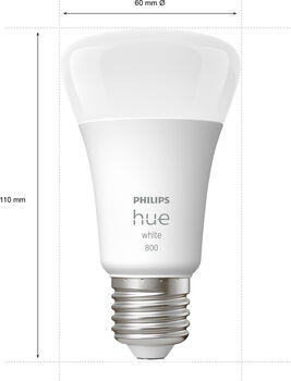 Philips Hue 9W A60 E27 perur - 4 stk