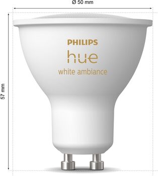 Philips Hue White Ambiance snjallpera GU10