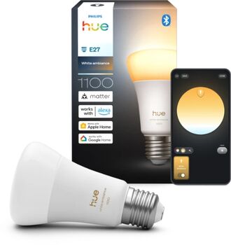 Philips Hue E27 White Ambiance snjallpera