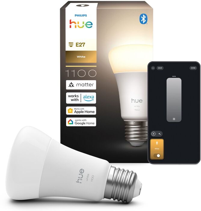Philips Hue E27 White snjallpera