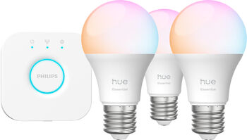 Philips Hue Essentials LED perur 8W E27 - 3 stk