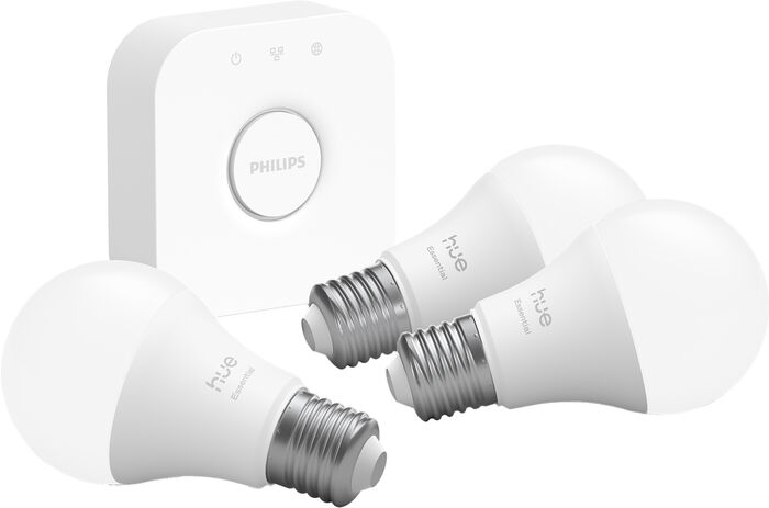Philips Hue Essentials LED perur 8W E27 - 3 stk
