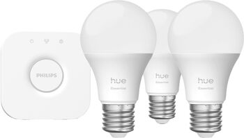 Philips Hue Essentials LED perur 8W E27 - 3 stk