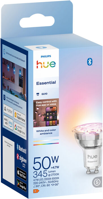Philips Hue GU10 White og Color Ambience snjallpera