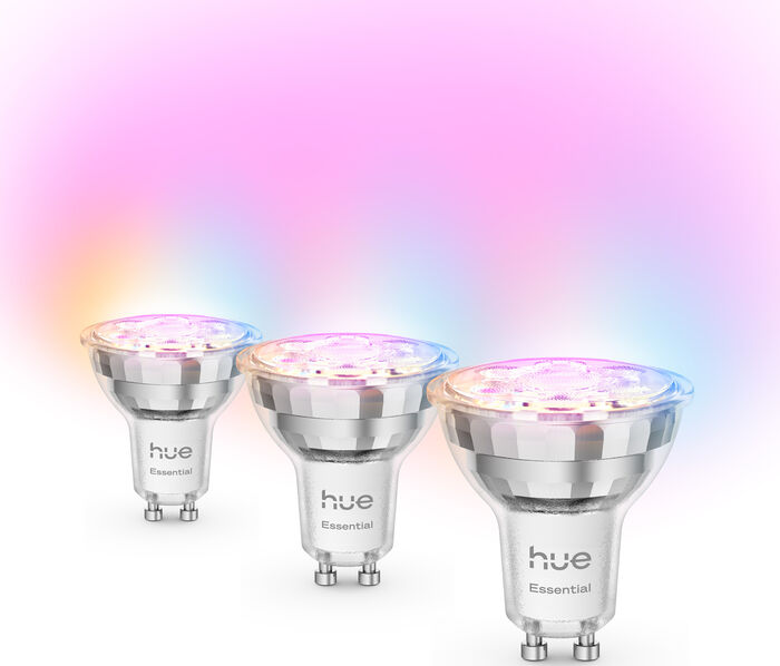 Philips Hue White and Color Ambiance LED GU10 snjallperur - 3 stk