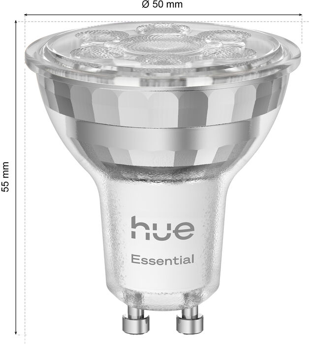 Philips Hue Essential LED perur 3W GU10 - 3 stk