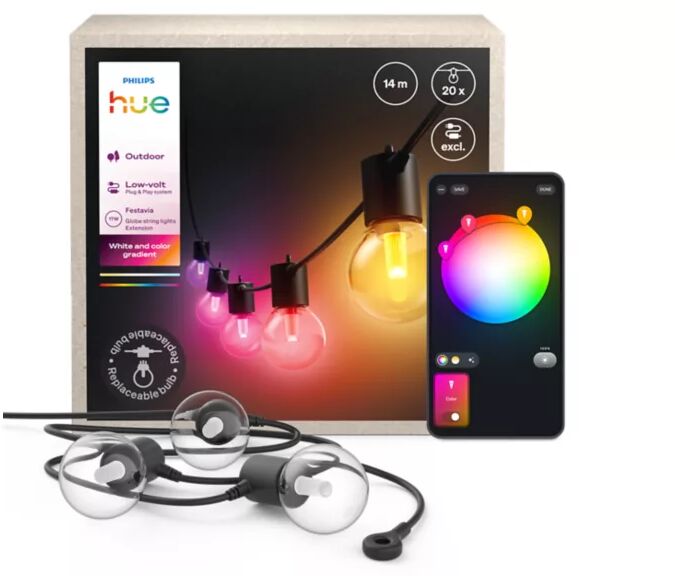 Philips Hue Festavia Ljósasería 20 perur - 14m