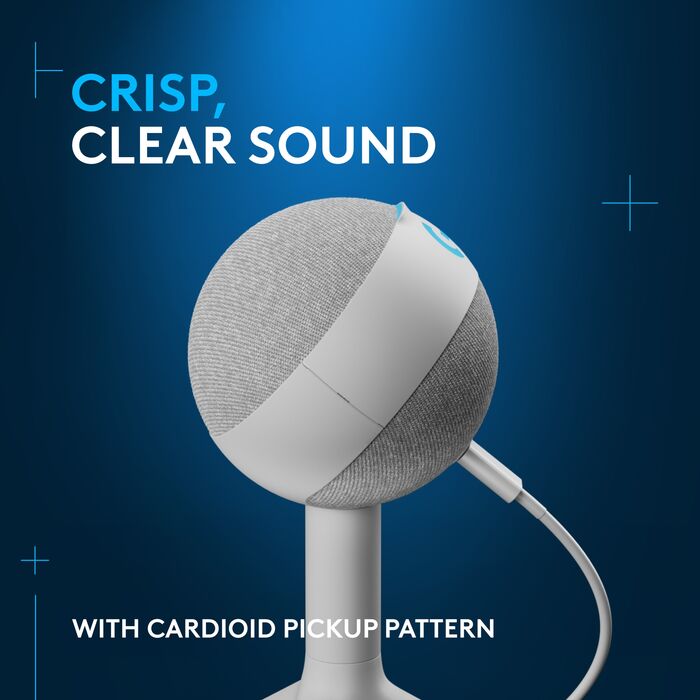 Logitech G Yeti Orb hljóðnemi - Hvítur