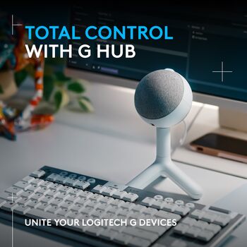 Logitech G Yeti Orb hljóðnemi - Hvítur