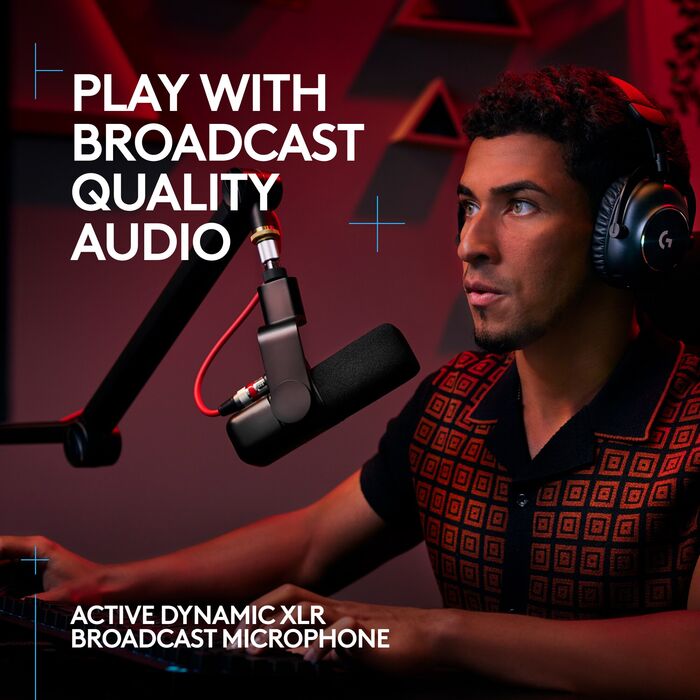 Logitech G Yeti Studio hljóðnemi - Svartur