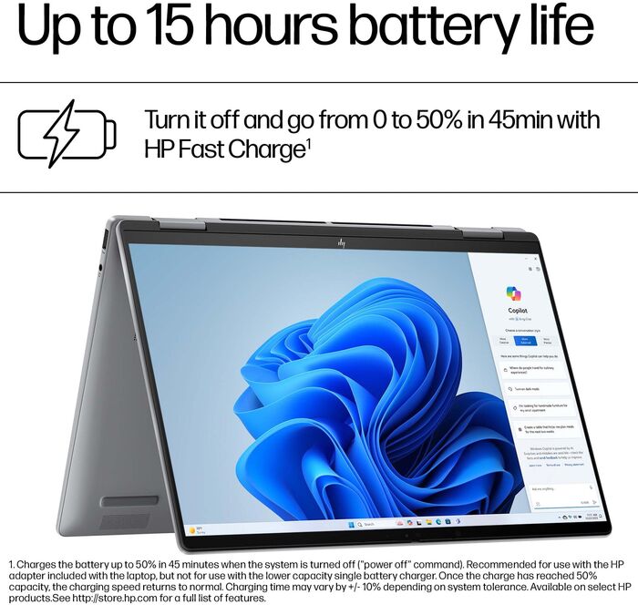 HP Envy X360 R5/16/512/ 14" fartölva