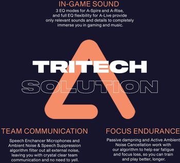 AceZone A-Spire þráðlaus leikjaheyrnartól 