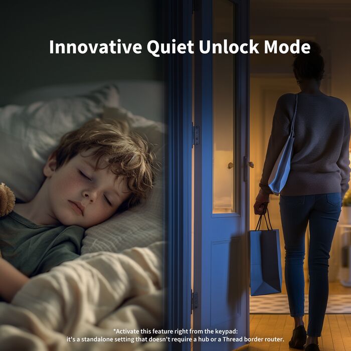 Aqara snjalllás U200 - Svartur