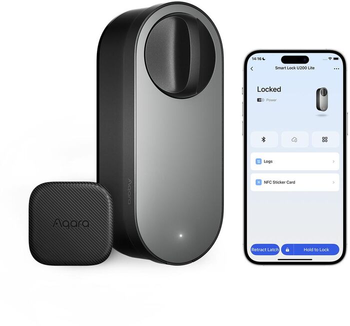 Aqara U200 Lite Retrofit snjalllás - Svartur