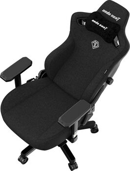 AndaSeat Kaiser Series 3 Cloth Edition leikjastóll - Svartur