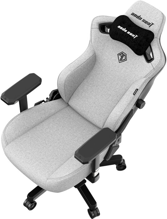 AndaSeat Kaiser Series 3 Cloth Edition leikjastóll - Grár