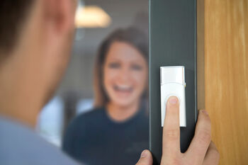 Alecto þráðlaus dyrabjalla - Hvít