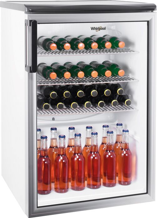 Whirlpool kæliskápur m. glerhurð - Hvítur ADN140W