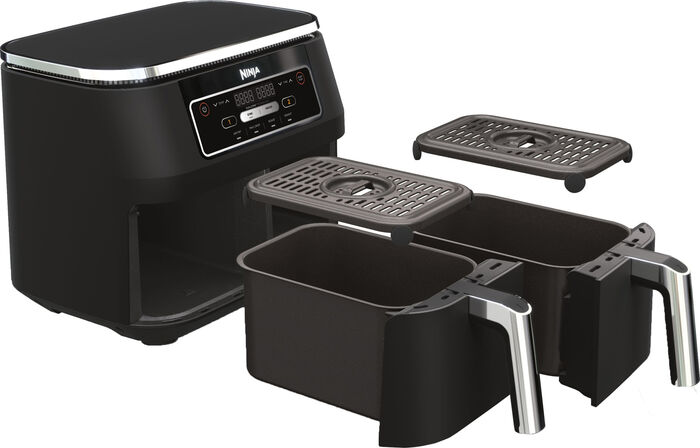 Ninja Foodi Dual Zone 4-í-1 loftsteikingarpottur 7,6 L - Svartur