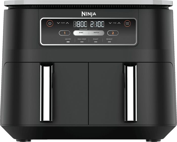 Ninja Foodi Dual Zone 4-í-1 loftsteikingarpottur 7,6 L - Svartur