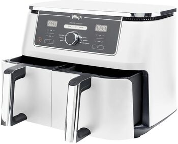 Ninja Foodi tvöfaldur lofsteikingarpottur Hvítur Air Fryer