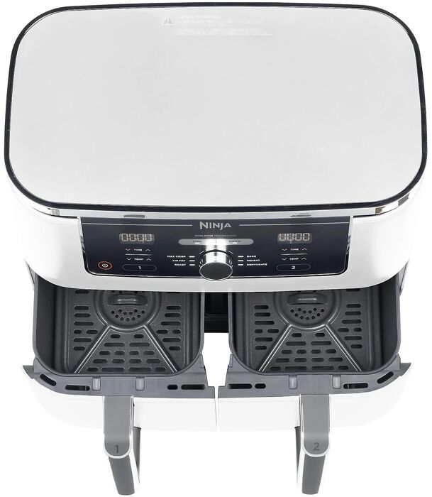 Ninja Foodi tvöfaldur lofsteikingarpottur Hvítur Air Fryer