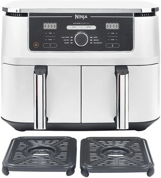 Ninja Foodi tvöfaldur lofsteikingarpottur Hvítur Air Fryer